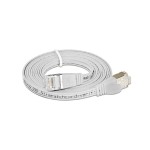 Wirewin Slim Patch cable: STP, 15m, white, Cat.6, AWG36, Klinkenschutz, Längenaufdruck
