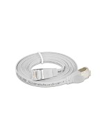 Wirewin Slim Patchkabel: STP, 15m, weiss, Cat.6, AWG36, Klinkenschutz, Längenaufdruck