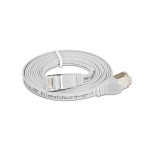 Wirewin Slim Patch cable: STP, 20m, white, Cat.6, AWG36, Klinkenschutz, Längenaufdruck