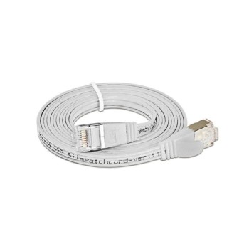 Wirewin Slim Câble patch: STP, 20m, blanc, Cat.6, AWG36, Klinkenschutz, Längenaufdruck Wirewin Slim Câble patch: STP, 20m, blanc, Cat.6, AWG36, Klinkenschutz, Längenaufdruck