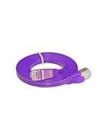 Wirewin Slim Câble patch: STP, 0.25m,violett, Cat.6, AWG36, Klinkenschutz, Längenaufdruck