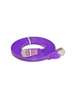 Wirewin Slim Câble patch: STP, 0.75m,violett, Cat.6, AWG36, Klinkenschutz, Längenaufdruck