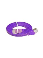 Wirewin Slim Câble patch: STP, 5m, violett, Cat.6, AWG36, Klinkenschutz, Längenaufdruck