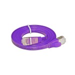 Wirewin Slim Câble patch: STP, 10m, violett, Cat.6, AWG36, Klinkenschutz, Längenaufdruck