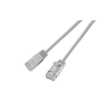 Slim Wirewin Patchkabel:UTP, 15cm,grau, Cat.6, AWG36, Klinkenschutz, rund, 2.8mm Slim Wirewin Patchkabel:UTP, 15cm,grau, Cat.6, AWG36, Klinkenschutz, rund, 2.8mm