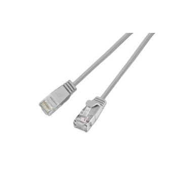 Slim Wirewin Patchkabel: UTP, 3m, grau, Cat.6, AWG36, Klinkenschutz, rund, 2.8mm Slim Wirewin Patchkabel: UTP, 3m, grau, Cat.6, AWG36, Klinkenschutz, rund, 2.8mm