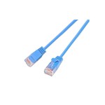 Slim Wirewin Patchkabel: UTP, 1.5m, blau, Cat.6, AWG36, Klinkenschutz, rund, 2.8mm