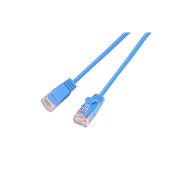 Slim Wirewin Patchkabel: UTP, 2m, blau, Cat.6, AWG36, Klinkenschutz, rund, 2.8mm Slim Wirewin Patchkabel: UTP, 2m, blau, Cat.6, AWG36, Klinkenschutz, rund, 2.8mm