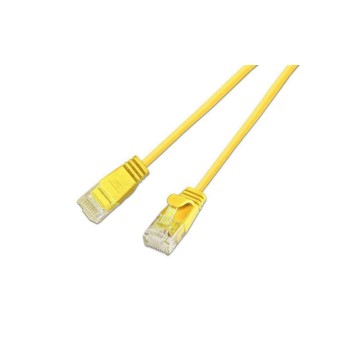 Slim Wirewin Patchkabel: UTP, 2m, gelb, Cat.6, AWG36, Klinkenschutz, rund, 2.8mm Slim Wirewin Patchkabel: UTP, 2m, gelb, Cat.6, AWG36, Klinkenschutz, rund, 2.8mm