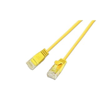 Slim Wirewin Câble patch: UTP, 3m, jaune, Cat.6, AWG36, Klinkenschutz, rund, 2.8mm Slim Wirewin Câble patch: UTP, 3m, jaune, Cat.6, AWG36, Klinkenschutz, rund, 2.8mm