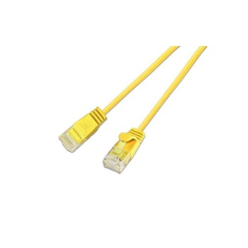 Slim Wirewin Patchkabel: UTP, 5m, gelb, Cat.6, AWG36, Klinkenschutz, rund, 2.8mm Slim Wirewin Patchkabel: UTP, 5m, gelb, Cat.6, AWG36, Klinkenschutz, rund, 2.8mm