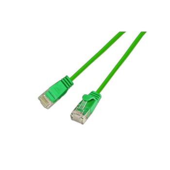 Slim Wirewin Patchkabel: UTP, 15cm,grün, Cat.6, AWG36, Klinkenschutz, rund, 2.8mm Slim Wirewin Patchkabel: UTP, 15cm,grün, Cat.6, AWG36, Klinkenschutz, rund, 2.8mm