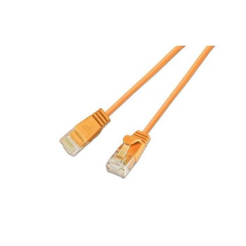 Slim Wirewin Patchkabel: UTP, 1m, orange, Cat.6, AWG36, Klinkenschutz, rund, 2.8mm Slim Wirewin Patchkabel: UTP, 1m, orange, Cat.6, AWG36, Klinkenschutz, rund, 2.8mm