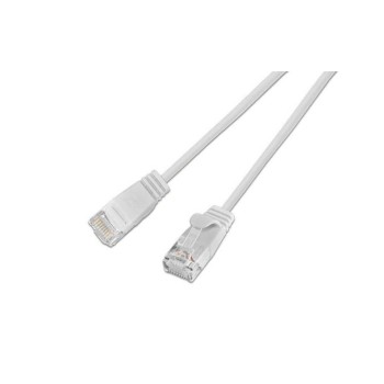 Slim Wirewin Patchkabel: UTP, 15cm, weiss, Cat.6, AWG36, Klinkenschutz, rund, 2.8mm Slim Wirewin Patchkabel: UTP, 15cm, weiss, Cat.6, AWG36, Klinkenschutz, rund, 2.8mm