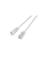 Slim Wirewin Patchkabel: UTP, 1.5m, weiss, Cat.6, AWG36, Klinkenschutz, rund, 2.8mm