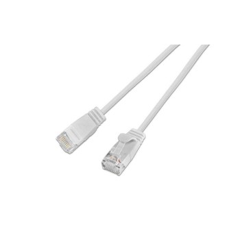 Slim Wirewin Patchkabel: UTP, 10m, weiss, Cat.6, AWG36, Klinkenschutz, rund, 2.8mm Slim Wirewin Patchkabel: UTP, 10m, weiss, Cat.6, AWG36, Klinkenschutz, rund, 2.8mm