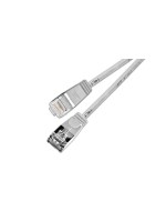 Slim Wirewin Pachcâble: F/FTP, 1.5m, gris, Cat.6, AWG36, doppelt geschirmt, 4mm