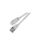Slim Wirewin Pachkabel: F/FTP, 2m, grau, Cat.6, AWG36, doppelt geschirmt, 4mm