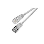 Slim Wirewin Pachcâble: F/FTP, 3m, gris, Cat.6, AWG36, doppelt geschirmt, 4mm