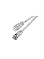 Slim Wirewin Pachcâble: F/FTP, 20m, gris, Cat.6, AWG36, doppelt geschirmt, 4mm