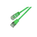 Slim Wirewin Pachcâble: F/FTP, 20m, vert, Cat.6, AWG36, doppelt geschirmt, 4mm