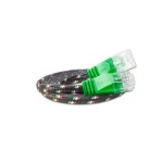 Wirewin Slim Toughkabel: UTP, 1m, grün, Cat.6, AWG36, Klinkenschutz, Nylonmantel