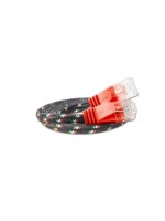 Wirewin Slim Toughcâble: UTP, 3m, rouge , Cat.6, AWG36, Klinkenschutz, Nylonmantel
