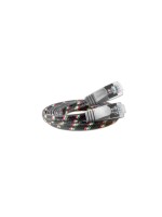 SLIM Câble patch slim RJ-45 - RJ-45, Cat 6, STP, 5 m, Gris