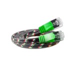 Slim Wirewin Toughkabel: STP, 2m, grün, Cat.6, AWG36, Klinkenschutz, Nylonmantel