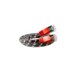 Slim Wirewin Toughcable: STP, 0.5m, red, Cat.6, AWG36, Klinkenschutz, Nylonmantel