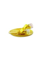 Slim Wirewin Câble patch: UTP, 7.5m, jaune, Cat.6, AWG36, Klinkenschutz, rund, 2.8mm