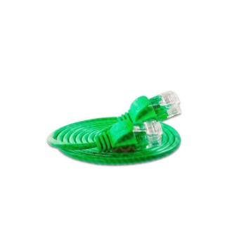 Slim Wirewin Câble patch: UTP, 7.5m, vert, Cat.6, AWG36, Klinkenschutz, rund, 2.8mm Slim Wirewin Câble patch: UTP, 7.5m, vert, Cat.6, AWG36, Klinkenschutz, rund, 2.8mm