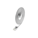 Slim Wirewin Câble patch: UTP, 7.5m, gris, Cat.6, AWG36, Klinkenschutz, rund, 2.8mm