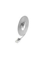 Slim Wirewin Câble patch: UTP, 7.5m, gris, Cat.6, AWG36, Klinkenschutz, rund, 2.8mm