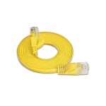 Wirewin Slim Patchkabel: UTP, 0.15m, gelb, Cat.6, AWG36, Klinkenschutz, Längenaufdruck