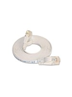 Wirewin Slim Patchkabel: UTP, 0.15m, weiss, Cat.6, AWG36, Klinkenschutz, Längenaufdruck