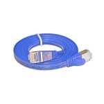 Wirewin Slim Câble patch: STP, 0.15m, bleu, Cat.6, AWG36, Klinkenschutz, Längenaufdruck