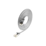Wirewin Slim Câble patch: STP, 0.15m, gris, Cat.6, AWG36, Klinkenschutz, Längenaufdruck