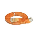 Wirewin Slim Câble patch: STP, 0.15m, orange, Cat.6, AWG36, Klinkenschutz, Längenaufdruck