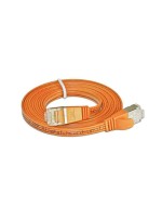 Wirewin Slim Patchkabel: STP, 0.15m, orange, Cat.6, AWG36, Klinkenschutz, Längenaufdruck