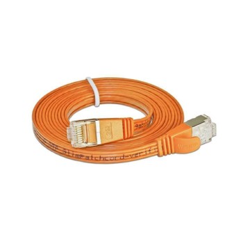 Wirewin Slim Câble patch: STP, 0.15m, orange, Cat.6, AWG36, Klinkenschutz, Längenaufdruck Wirewin Slim Câble patch: STP, 0.15m, orange, Cat.6, AWG36, Klinkenschutz, Längenaufdruck