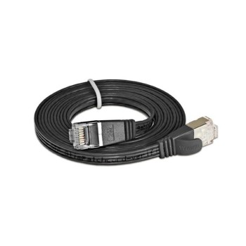 Wirewin Slim Câble patch: STP, 0.15m,noir, Cat.6, AWG36, Klinkenschutz, Längenaufdruck Wirewin Slim Câble patch: STP, 0.15m,noir, Cat.6, AWG36, Klinkenschutz, Längenaufdruck