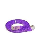 Wirewin Slim Patch cable: STP, 0.15m,violett, Cat.6, AWG36, Klinkenschutz, Längenaufdruck