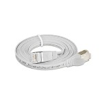 Wirewin Slim Câble patch: STP, 0.15m, blanc, Cat.6, AWG36, Klinkenschutz, Längenaufdruck