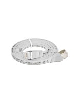 Wirewin Slim Câble patch: STP, 0.15m, blanc, Cat.6, AWG36, Klinkenschutz, Längenaufdruck