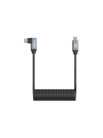 Smallrig Câble USB-C Coiled Data Cable Droit sur coudé