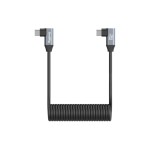 Smallrig Câble USB-C Coiled Data Cable Coudé sur coudé