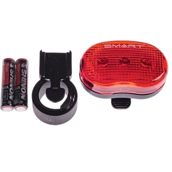 Smart RL403R, Rücklicht,  3 LED, Farbe: noir, avec Batterien et Halter Smart RL403R, Rücklicht,  3 LED, Farbe: noir, avec Batterien et Halter