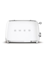 SMEG Toaster 50's TSF01WHEU, 2 extra breite Toastschlitze, 950 Watt