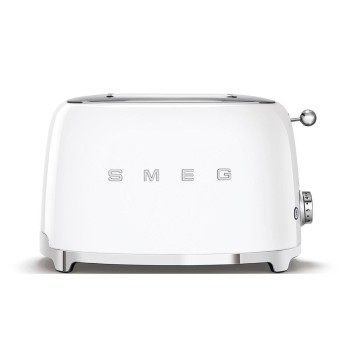 SMEG Toaster 50's TSF01WHEU, 2 extra breite Toastschlitze, 950 Watt